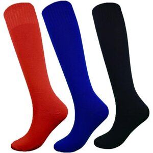 MulticolorKnee High Long Sports Socks Unisex Multicolor 3/6/12 Pairs